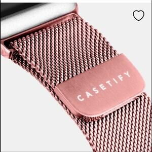 Casetify Stainless Steel Rose Gold Watch Band